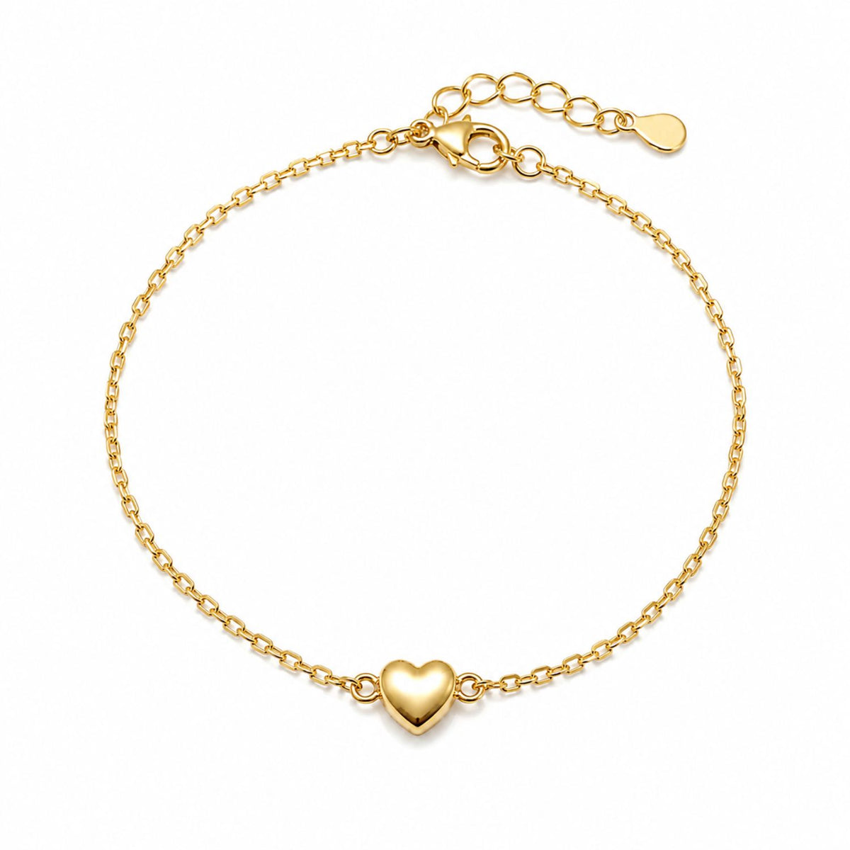 Heart Bracelet for Women - 925 Sterling Silver