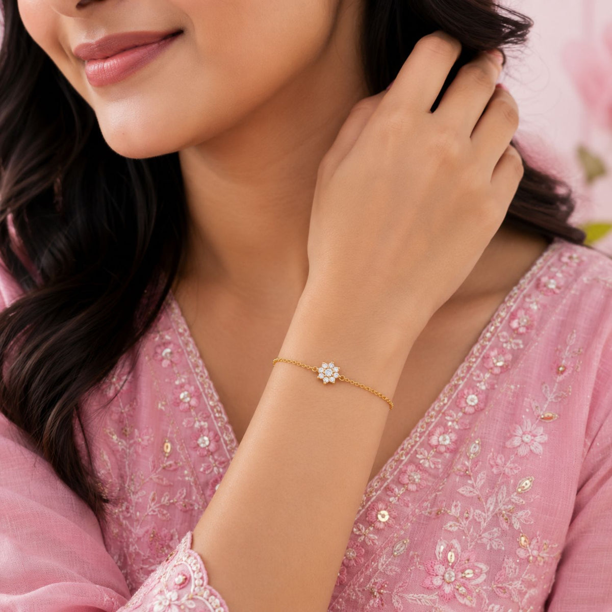 Snowflake Bracelet for Women - 925 Sterling Silver