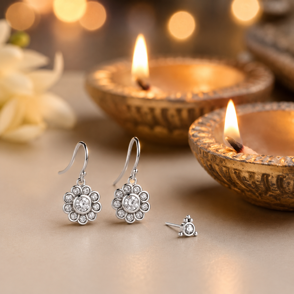 Festive Silver Jewellery for Diwali and Karwa Chauth