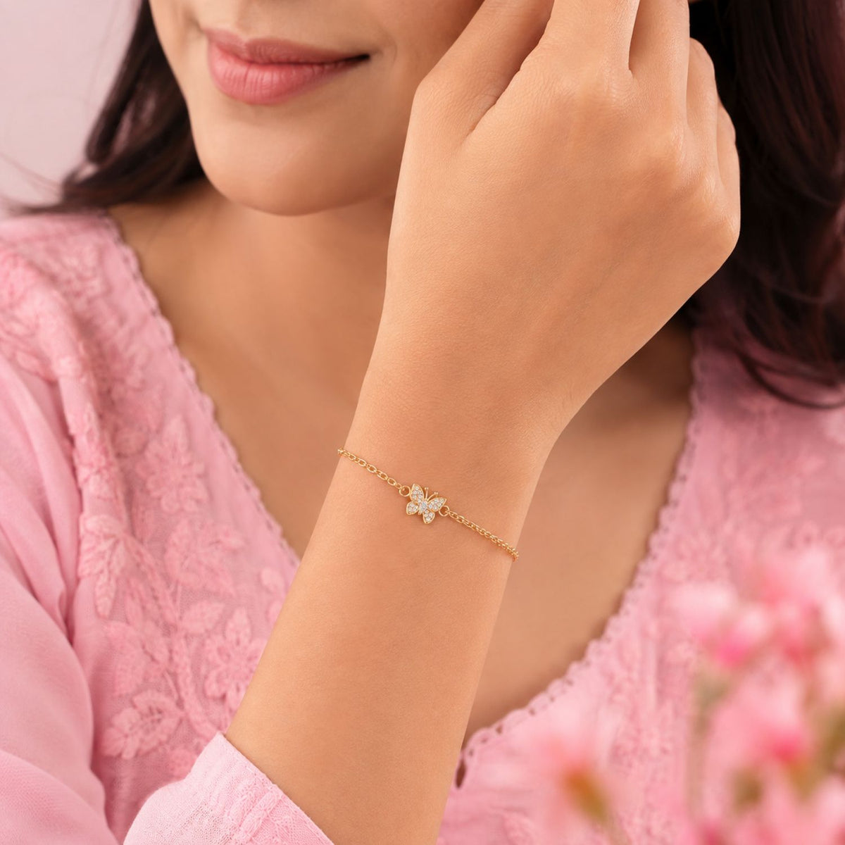 Butterfly Bracelet for Women - 925 Sterling Silver