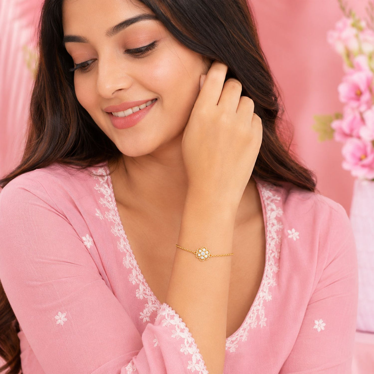 Clover Flower Bracelet for Women - 925 Sterling Silver