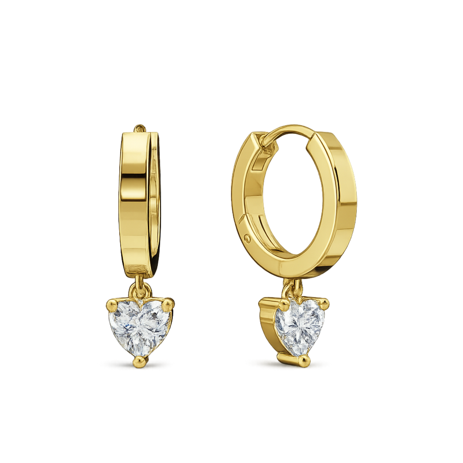 Love Huggies - 925 Sterling Silver Gold Plated