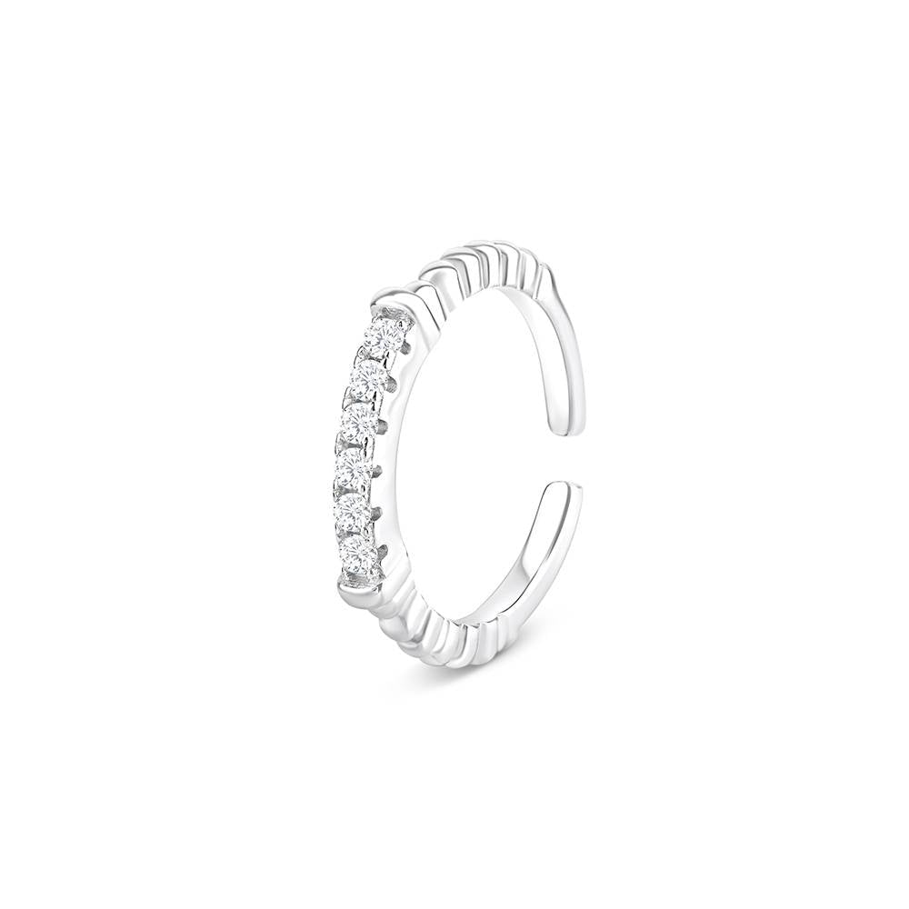 Crystal Toe Ring - 925 Sterling Silver