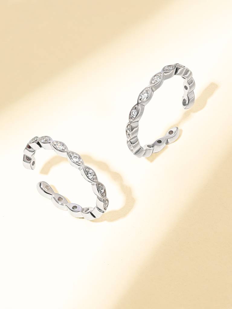 Emerelle Silver Toe Ring - 925 Sterling Silver