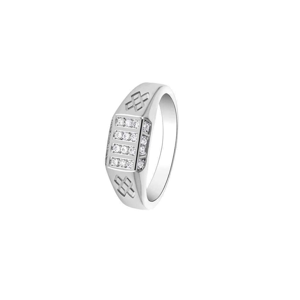 Stone Bold Men's Ring - 925 Sterling Silver
