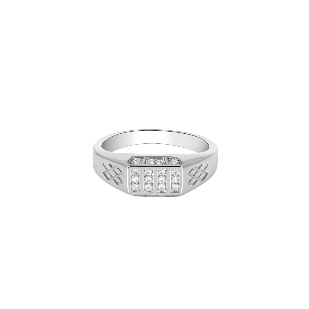 Stone Bold Men's Ring - 925 Sterling Silver