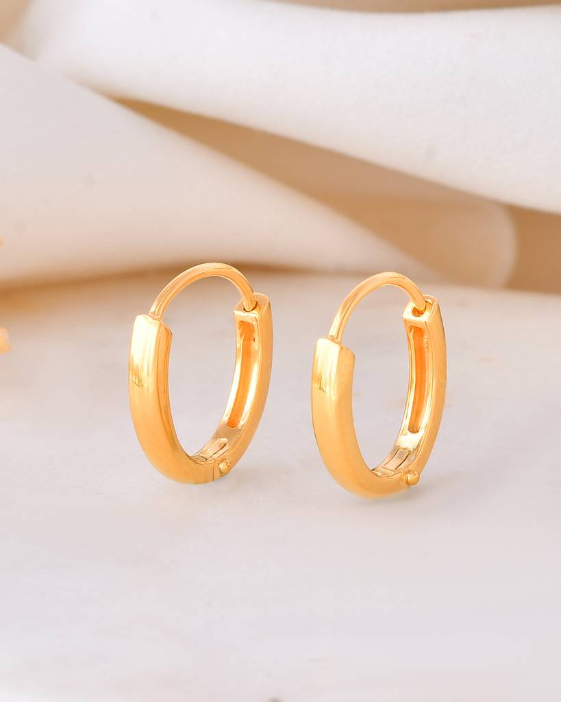 Gypsy Hoop Earrings - 925 Sterling Silver