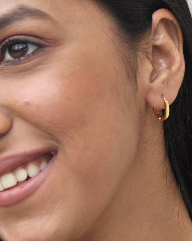 Gypsy Hoop Earrings - 925 Sterling Silver