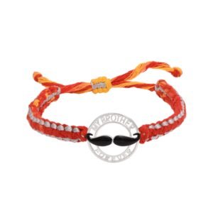 “My Brother Forever” Thread Rakhi Bracelet - Sterling Silver