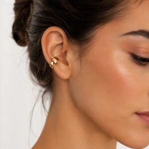Mini Ear Cuff - 925 Sterling Silver Gold Plated