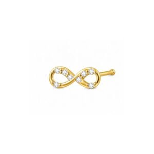 Infinity CZ Nose Pin 925 Sterling Silver