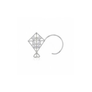 Kite CZ Nose Pin 925 Sterling Silver