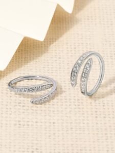 Lustra Silver Toe Ring - 925 Sterling Silver