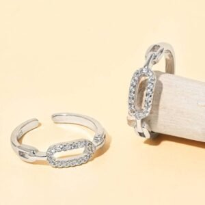Aurelina Silver Toe Ring - 925 Sterling Silver